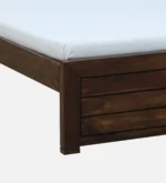Creviano Elegant Solid Wood Bedroom Bed with Natural Finish - Image 2