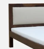 Creviano Elegant Solid Wood Bedroom Bed with Natural Finish - Image 5
