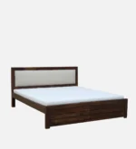 Creviano Elegant Solid Wood Bedroom Bed with Natural Finish - Image 7