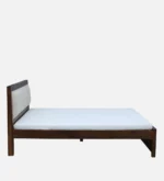 Creviano Elegant Solid Wood Bedroom Bed with Natural Finish - Image 8
