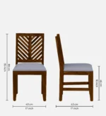 Crlena Handcrafted Wooden 8 Seater Dining Table Set for Modern Homes - Image 9