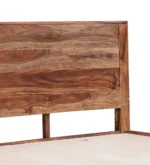 Dalerique Premium Natural Finish Double Bed for Luxury Bedroom Setup - Image 4