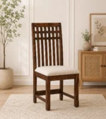 Darson Sheesham Wood Chair in Teak Finish (SET OF 2) - Image 3