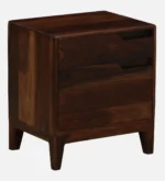 Dawson Solid Wood Bedside Table in Scratch Resistant Natural Finish - Image 4