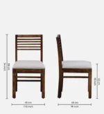 Denice Handcrafted Sheesham Wood Chair (SET OF 2) - Image 2