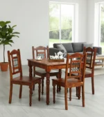 Denvora Solid Wood Dining Table in Pure Organic Finish