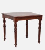 Denvora Solid Wood Dining Table in Pure Organic Finish - Image 3