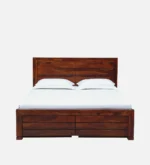 Derlin Premium Engineered Wood Bed with Spacious Storage Compartments - Image 7