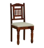 Dinora Solid Sheesham Wood 6 Seater Dining Table Set with Comfortable Chairs - Image 4