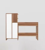 Dna Writing Table In Noce Lyon & White Finish - Image 4