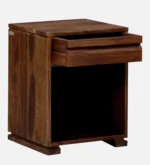 Doodlark Modern Nightstand with Drawer and Open Rack - Image 4