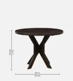 Dumvora Dining Table in Natural Essence Finish - Image 6