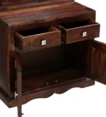 Ealencia Wooden Vanity Dresser with Premium Rustic Finish - Image 4