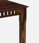 Eenvira Solid Wood Dining Table with Natural Flow Finish - Image 8