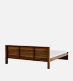 Eiresto Handcrafted Natural Wood Platform Bed for Modern Interior Styling - Image 4