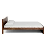 Eiresto Handcrafted Natural Wood Platform Bed for Modern Interior Styling - Image 5