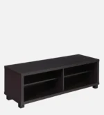 Ekam Minimalist Solid Wood TV Console In Clean Natural Finish - Image 3