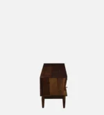 Elmswood Mango Wood TV Console in Stain Resistant Dark Mahogany Finish - Image 6