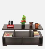 Elvara Rectangular Coffee Table with Open Shelf Storage - Image 5