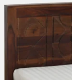 Eorten Sheesham Wood Single Bed In Provincial Teak Finish With Box Storage - Image 3