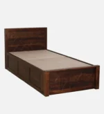 Eorten Sheesham Wood Single Bed In Provincial Teak Finish With Box Storage - Image 6