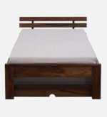 Eosmo Sage Single Bed With Box Storage In Walnut Finish - Image 2