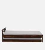 Eosmo Sage Single Bed With Box Storage In Walnut Finish - Image 6