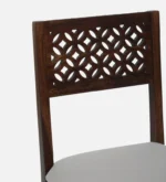 Euenvra Solid Wood Dining Table with Clean Natural Look - Image 2