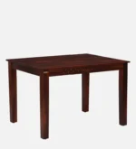 Euenvra Solid Wood Dining Table with Clean Natural Look - Image 4