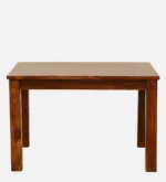 Farin Solid Mango Wood 4 Seater Dining Table in Distressed Natural Finish - Image 6