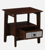 Ferovik Handcrafted Sheesham Wood Nightstand - Image 4