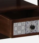 Ferovik Handcrafted Sheesham Wood Nightstand - Image 5