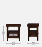 Ferovik Handcrafted Sheesham Wood Nightstand - Image 6