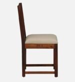 Forvyn Solid Wood 4 Seater Dining Set in Rich Organic Texture - Image 2