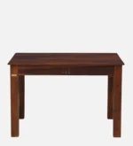 Forvyn Solid Wood 4 Seater Dining Set in Rich Organic Texture - Image 5
