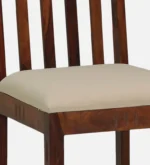Forvyn Solid Wood 4 Seater Dining Set in Rich Organic Texture - Image 9