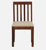 Forvyn Solid Wood 4 Seater Dining Set in Rich Organic Texture - Image 10