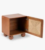 Frventis Luxury Wooden Side Table for Bedroom Decor - Image 7