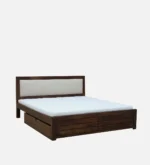 Fspen Contemporary Queen Size Storage Bed with Premium Cushion Headboard - Image 3