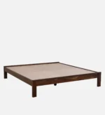 Gasavelle Natural Oak Finish Platform Bed for Contemporary Living Spaces - Image 2
