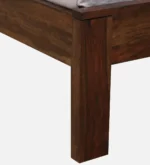 Gasavelle Natural Oak Finish Platform Bed for Contemporary Living Spaces - Image 5