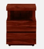 Gelnora Solid Sheesham Wood Bedside Table with Drawer - Image 7