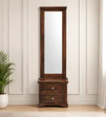 Gingston Solid Wood Dressing Table in Classic Walnut Finish