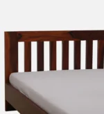 Givixa Solid Wood Single Bed with Premium Quality Frame in Warm Finish for Bedroom - Image 3
