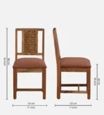 Gorvella Large Wooden 8 Seater Dining Set for Spacious Dining Areas - Image 6