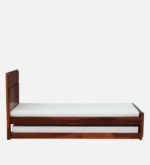 Grlina Wooden Single Bed in Warm Honey Oak Finish - Image 5
