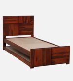 Grlina Wooden Single Bed in Warm Honey Oak Finish - Image 10