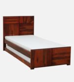 Grlina Wooden Single Bed in Warm Honey Oak Finish - Image 12