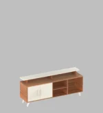 Grovemill Engineered Wood TV Console in Heat Resistant Warm Chestnut Finish - Image 9