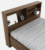 Hamta Decoration Engineered Wood Single Bed with Headboard Storage Wooden Bed for Bedroom Living Room Home - Image 2
